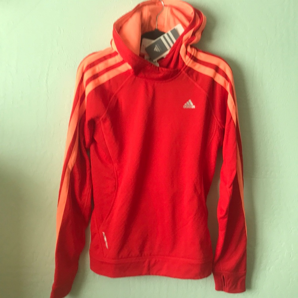 Adidas pull over hoodie